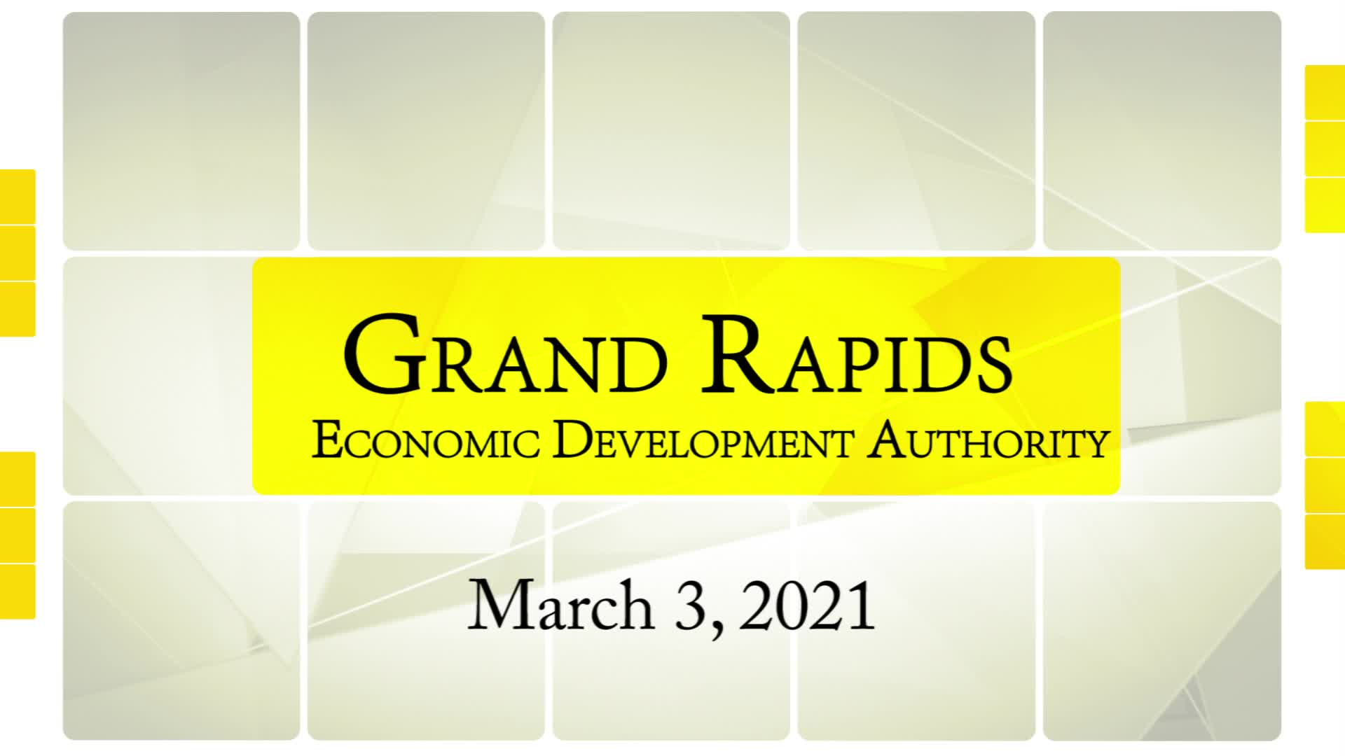 Thumbnail image for Grand Rapids Economic Development Authority - 03-03-2021