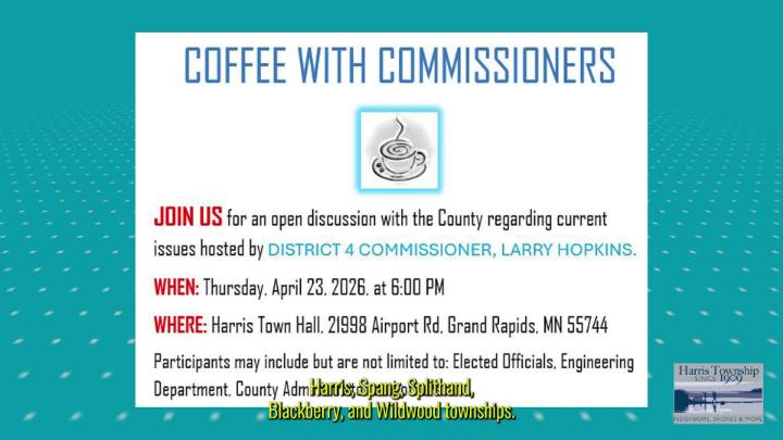 Thumbnail image for Coffee With Commissioners – Join the Conversation!
