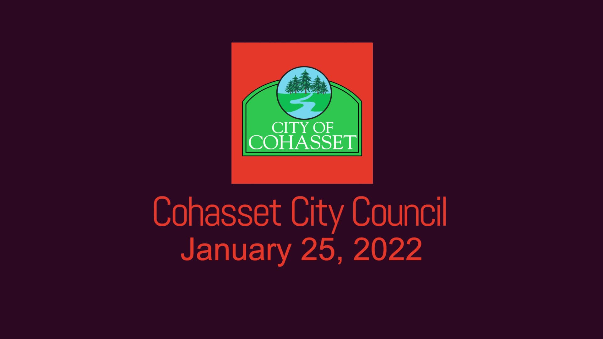 Thumbnail image for Cohasset City Council - 01-25-2022