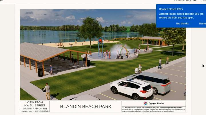 Thumbnail image for Grand Rapids Lands $500,000 DNR Grant for Blandin Beach
