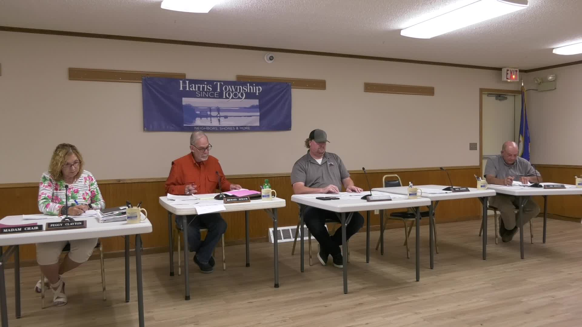 Thumbnail image for Harris Township Board Planning and Development Meeting - 08-24-2022