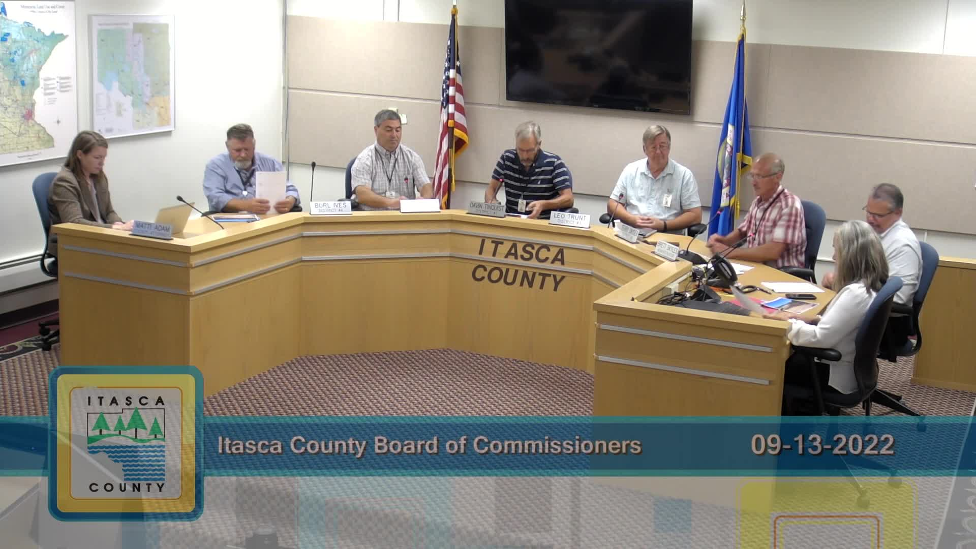 Thumbnail image for Itasca County Board of Commissioners - 09-13-2022