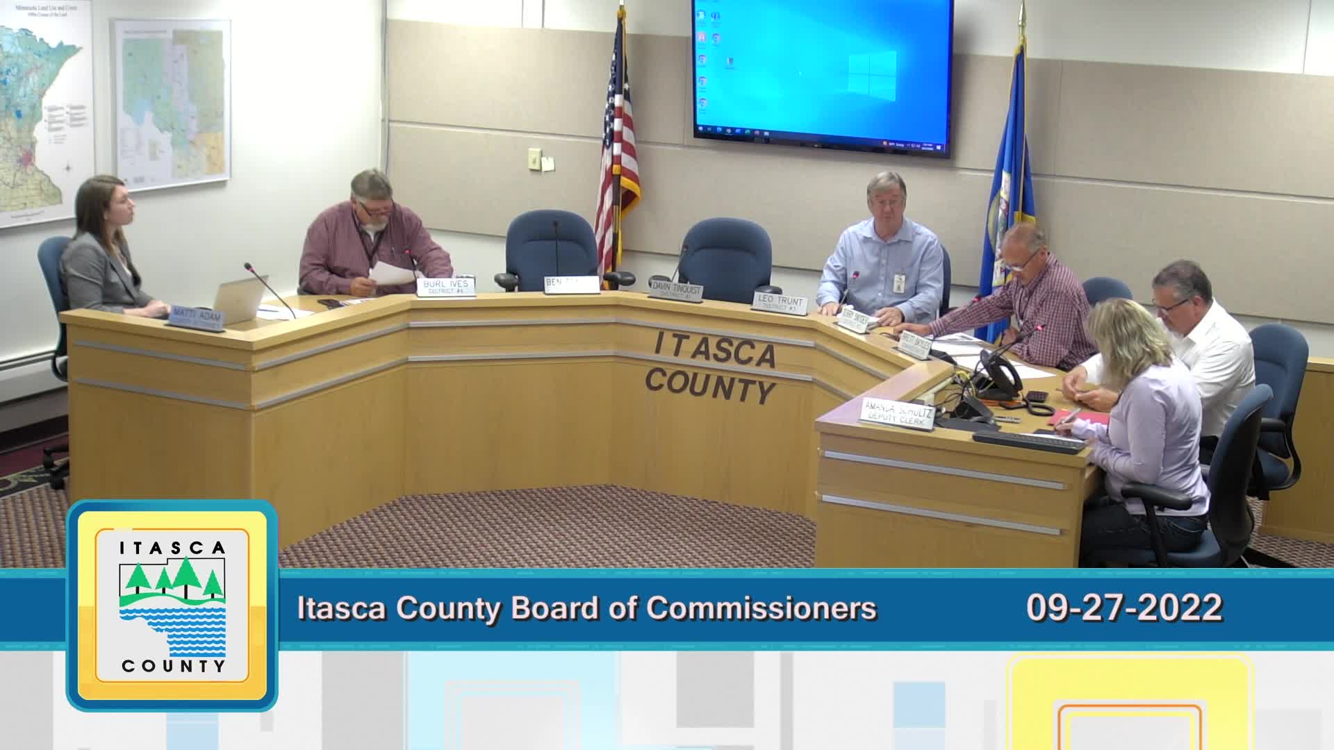 Thumbnail image for Itasca County Board of Commissioners - 09-27-2022