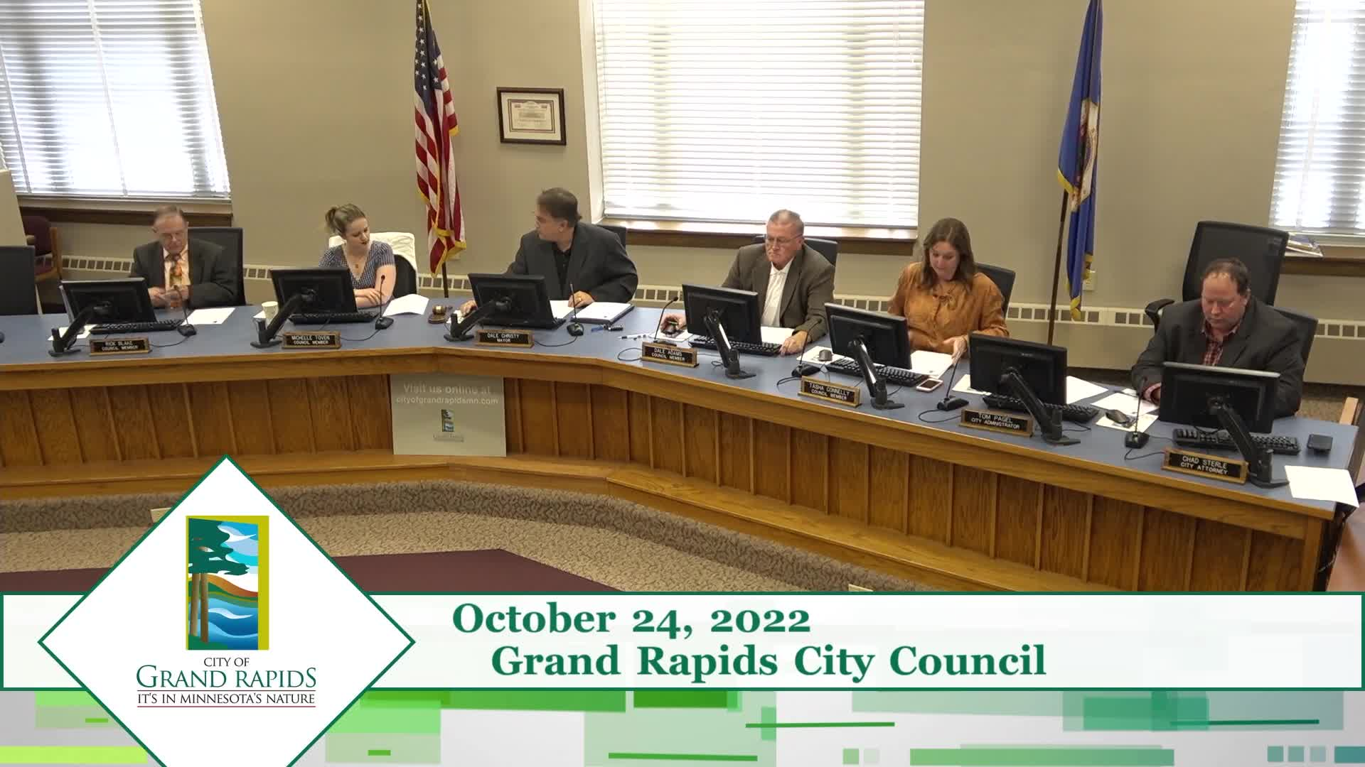 Thumbnail image for Grand Rapids City Council Regular Meeting - 10-24-2022